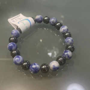 Pulseira Hematite e Sodalite