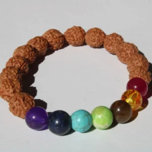Pulseira em Rudraksha 7 chakras