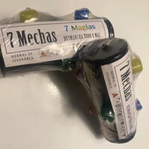 Vela de 7 Mechas - 7 Magias Preta