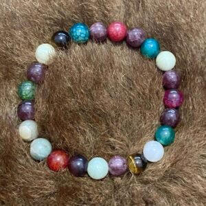 Pulseira várias cristais