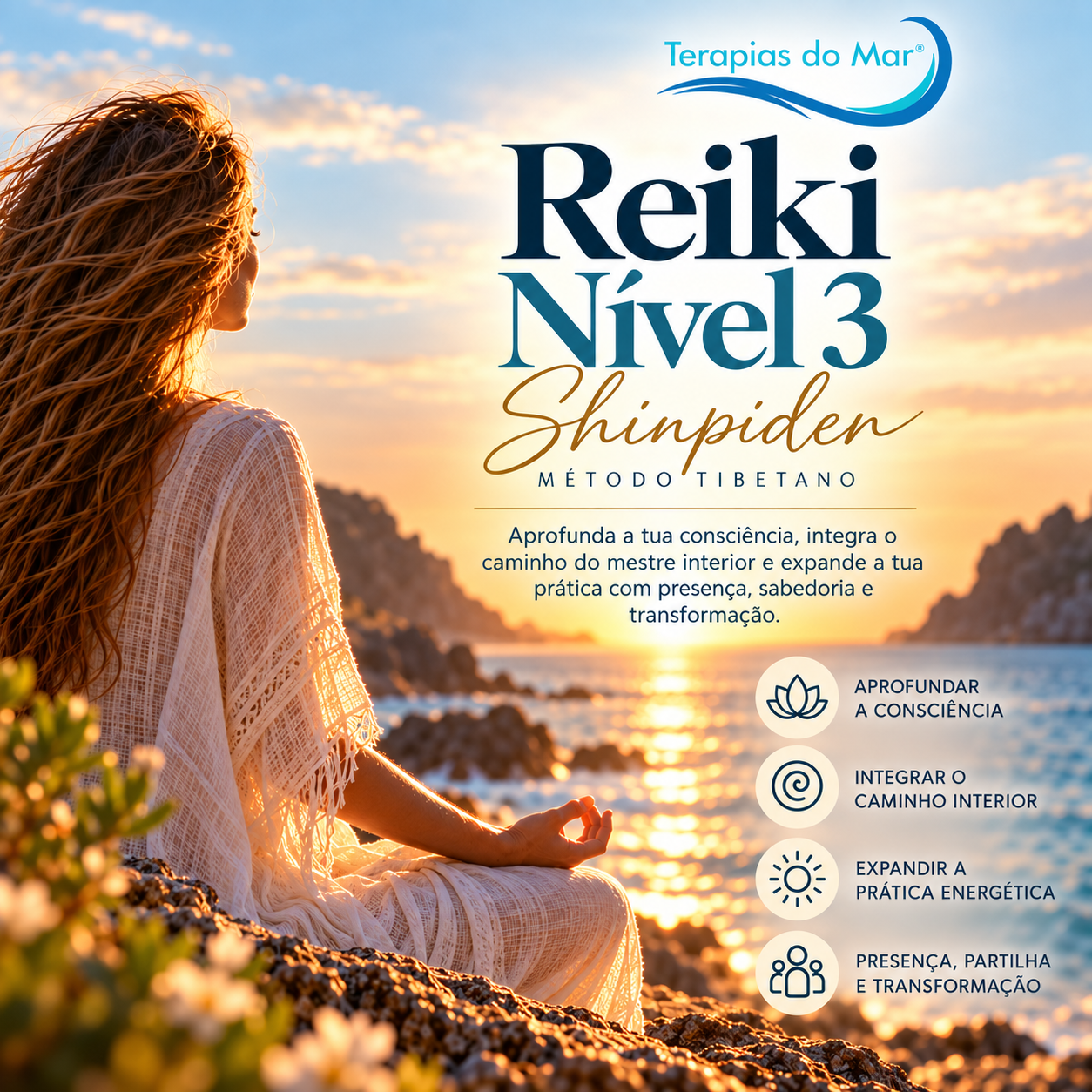 Curso de Reiki - nível 3 (A+B) | On-line ou Presencial