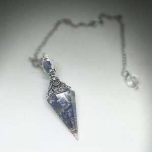 Pêndulo Orgonite de Lápis Lazuli