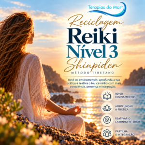 Reciclagem Curso de Reiki  - nível 3 (A+B) | On-line ou Presencial